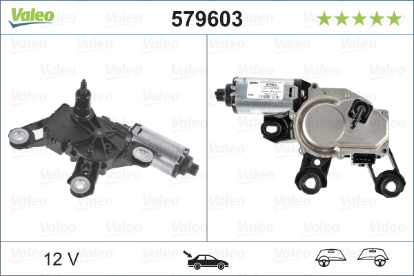 Wiper Motor - 579603 VALEO